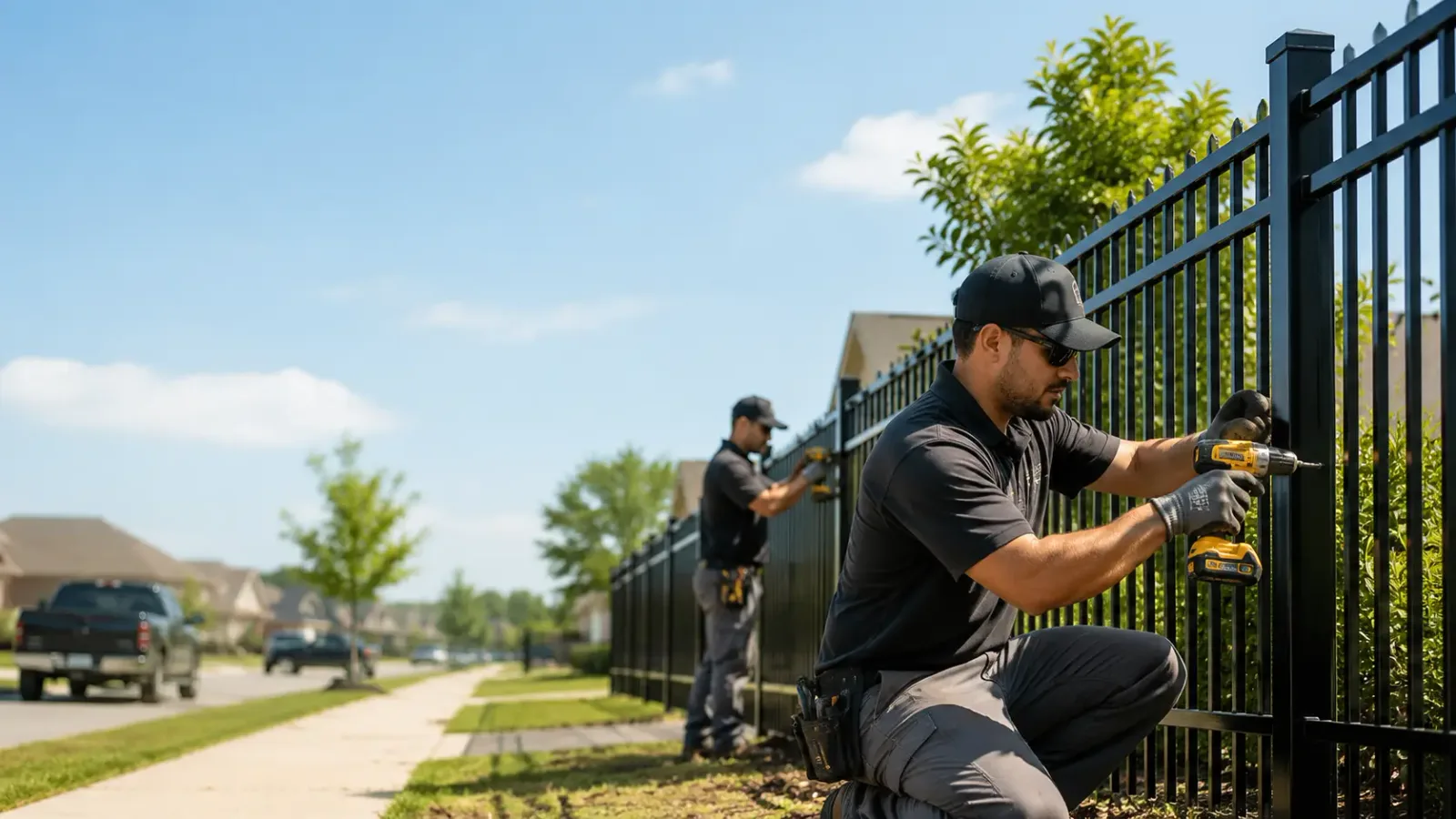 Metal Fence Installation in Sudan, TX